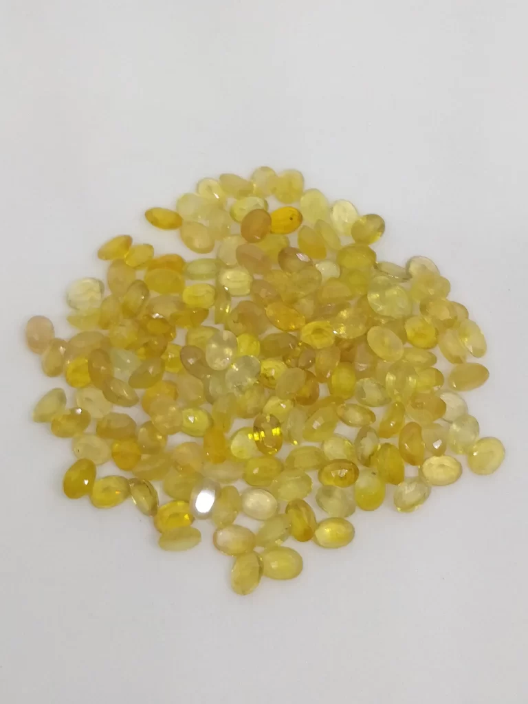 collection of yellow sapphire